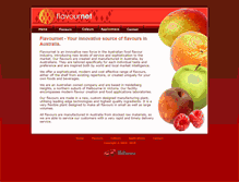Tablet Screenshot of flavour.net.au